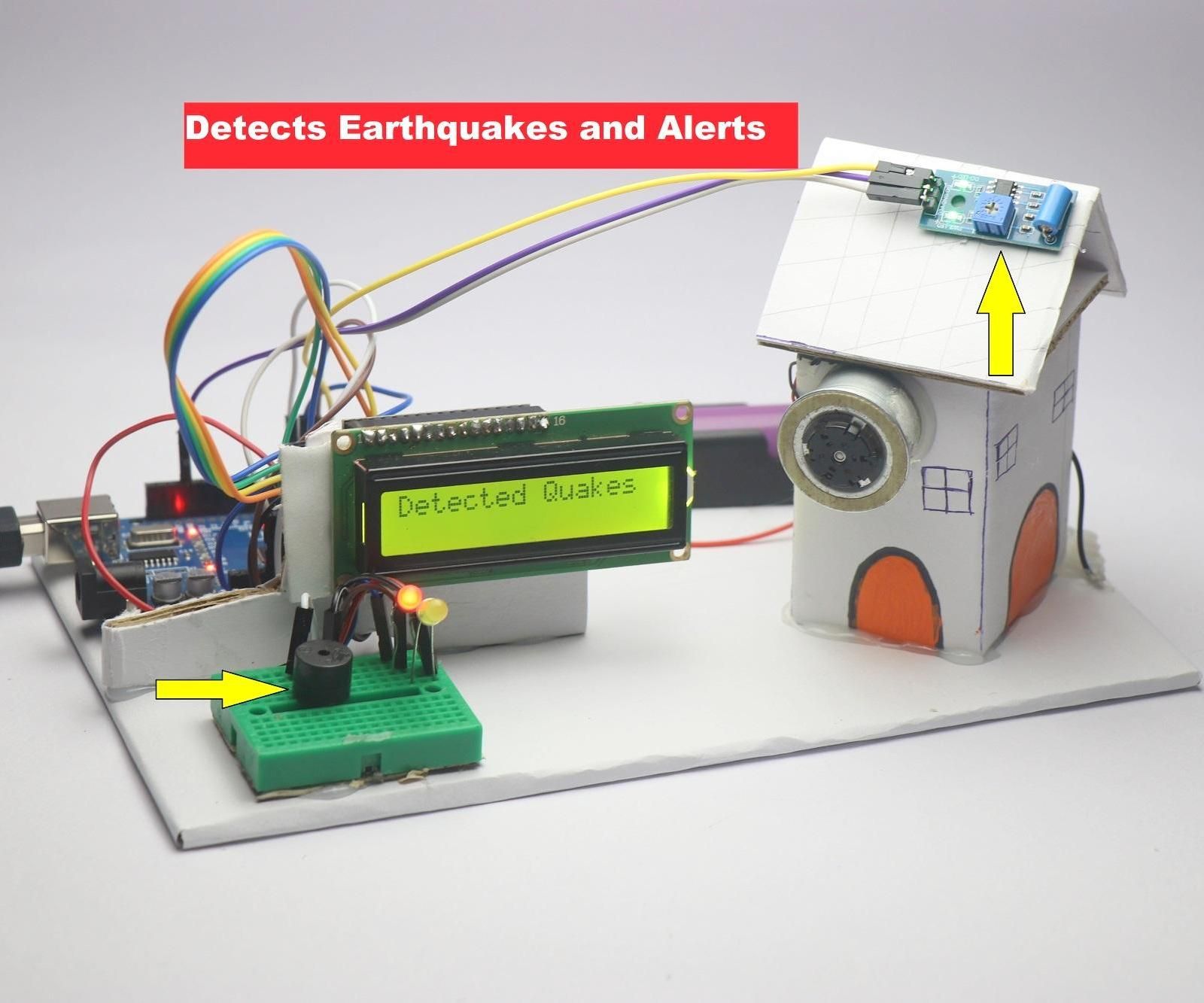 DIY Earthquake Detector and Alert System Using Arduino