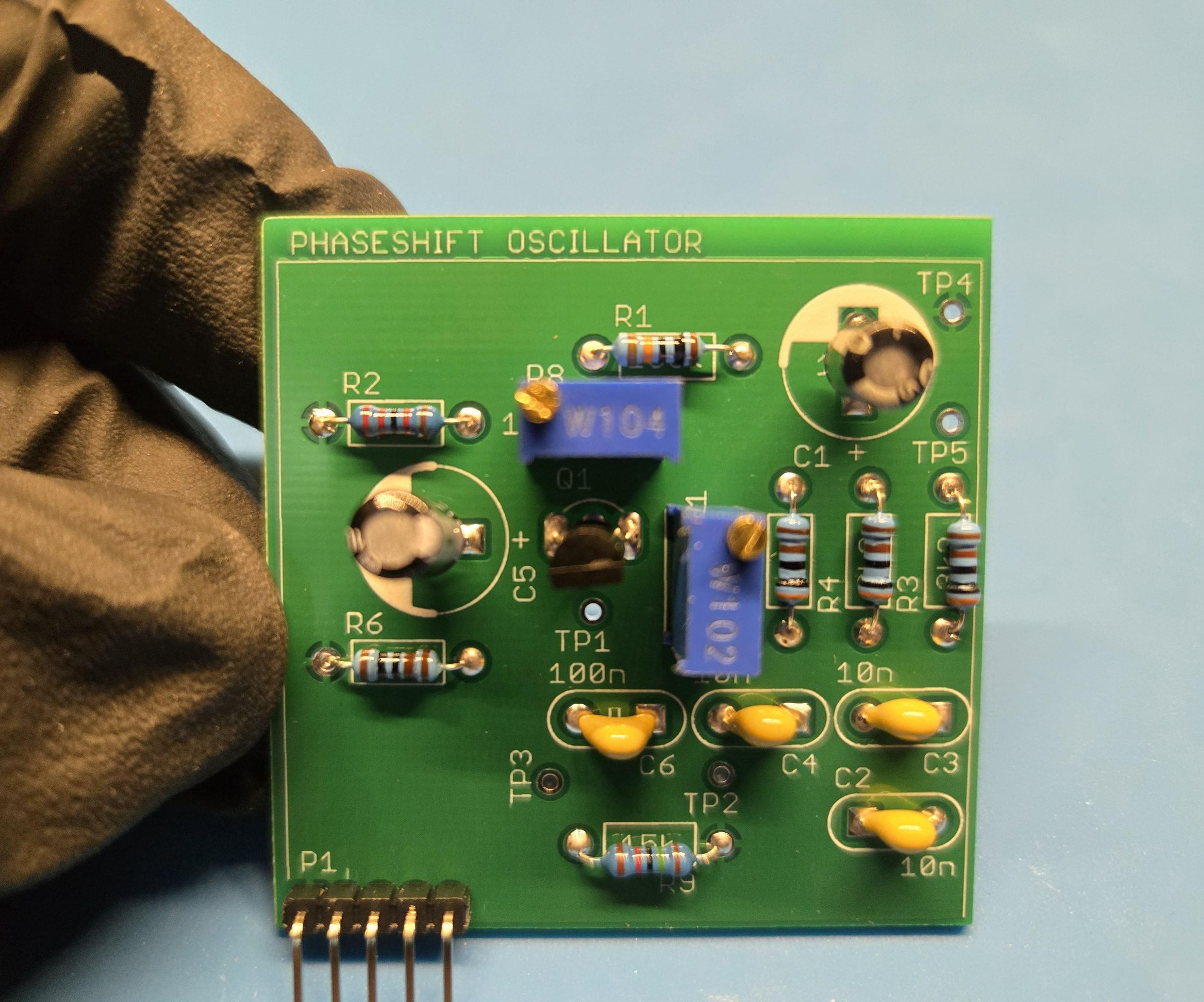Phaseshift Oscillator, MiniPCB, 06A-07, Rev A1-03