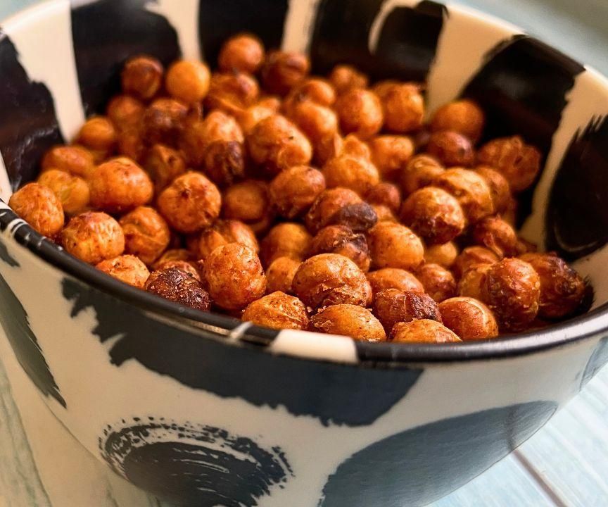 Air Fryer Roasted Chickpeas