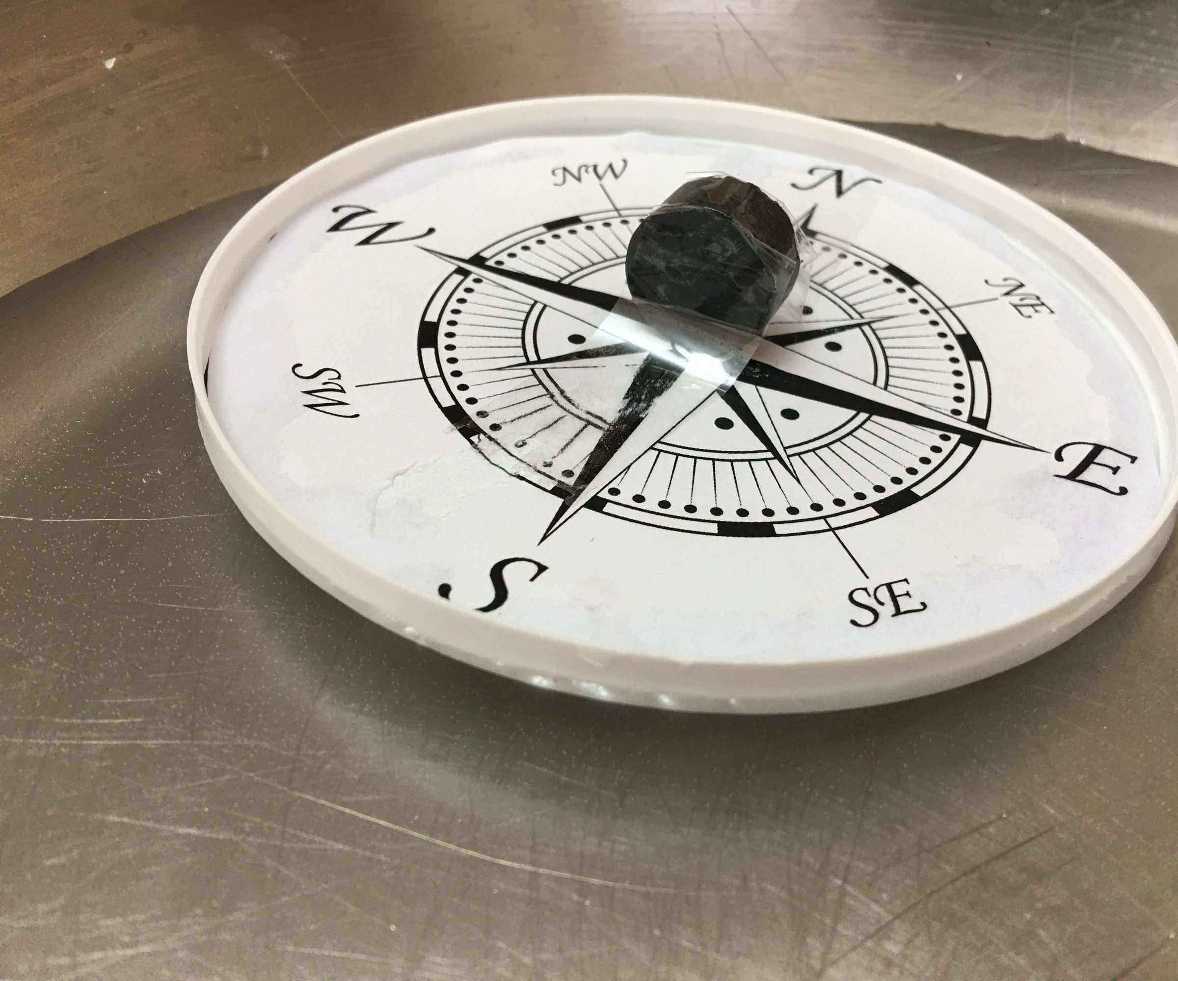Make Your Own Working Compass !