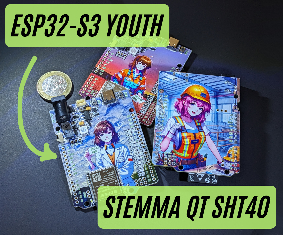 ESP32-S3 YOUTH #3 - Stemma QT Temperature Sensor Connection