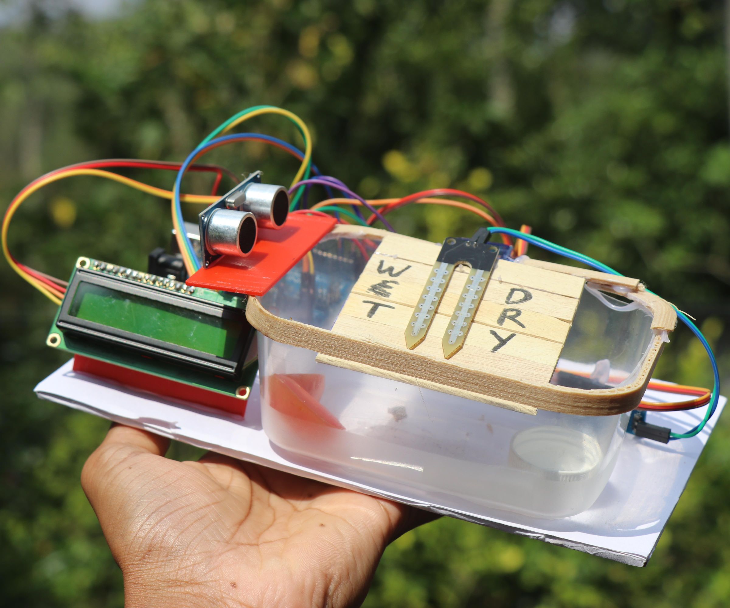 Arduino Powered Wet and Dry Garbage Segregation System