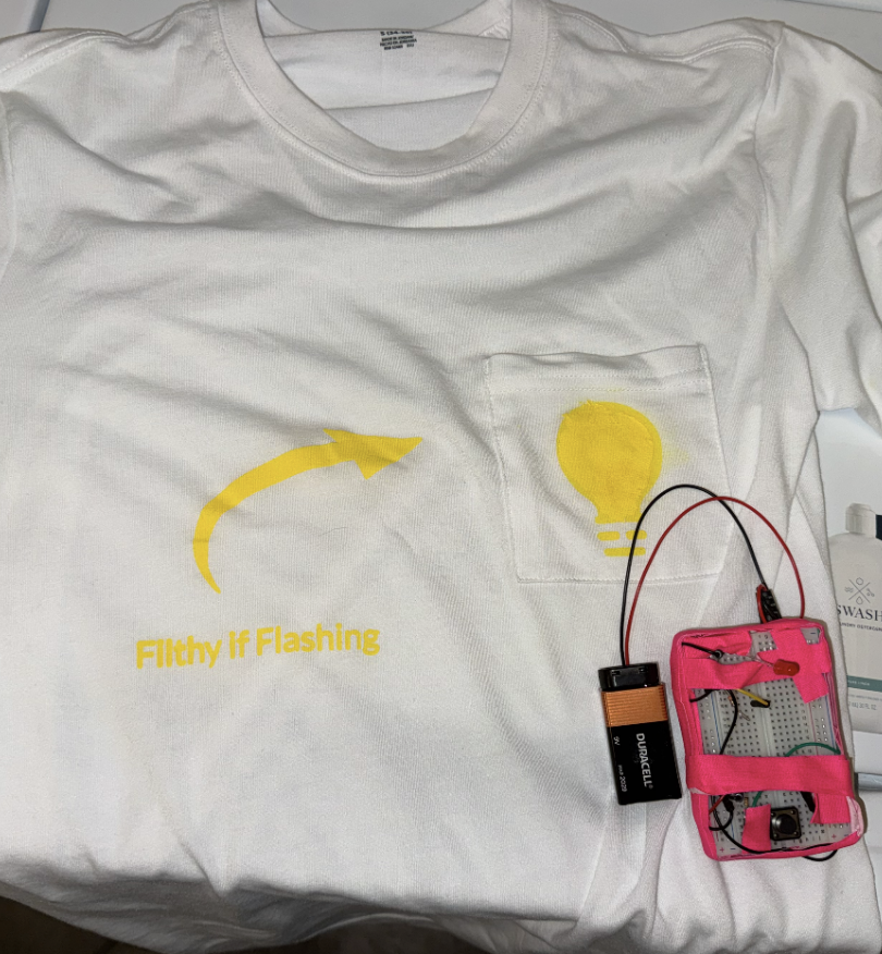 DirtDetector: the Flashing Fashion Guide