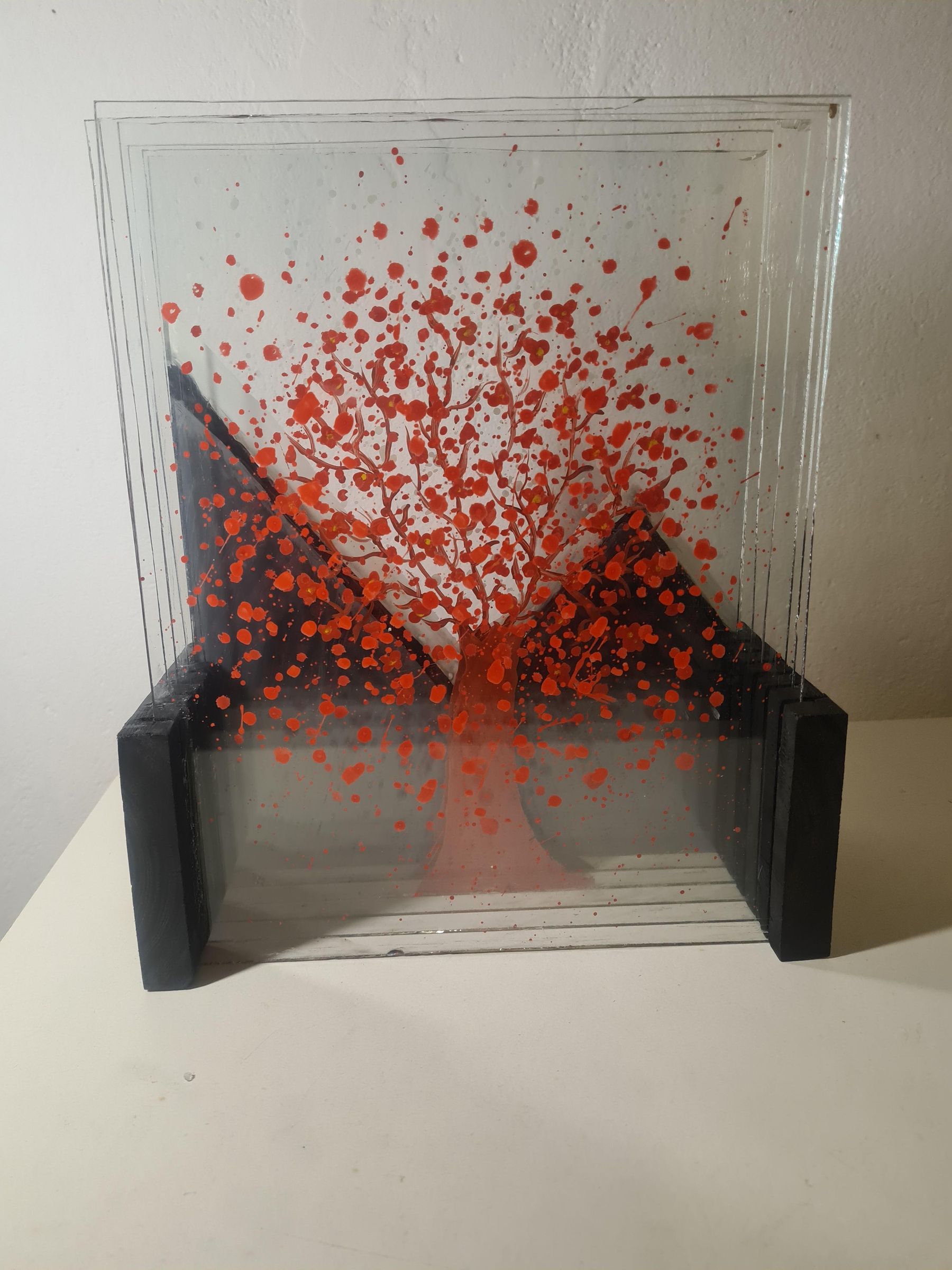 Layered Glass Painting