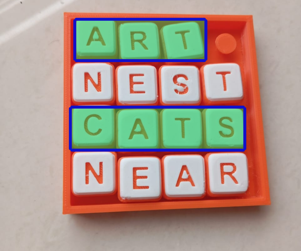 A Unique Text Puzzle With 120 Different Word Combinations