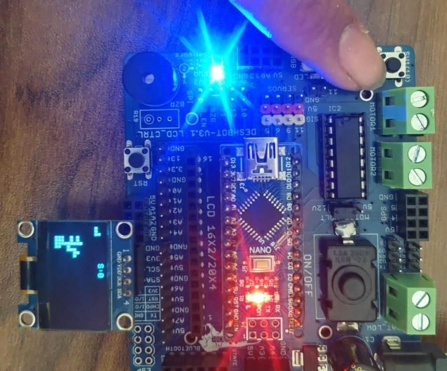 OLED Tetris Game Using Arduino Nano