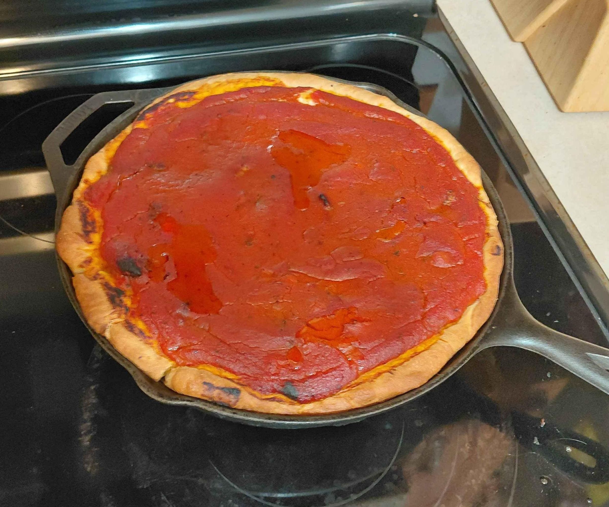 Deep Dish Pizza From Scratch