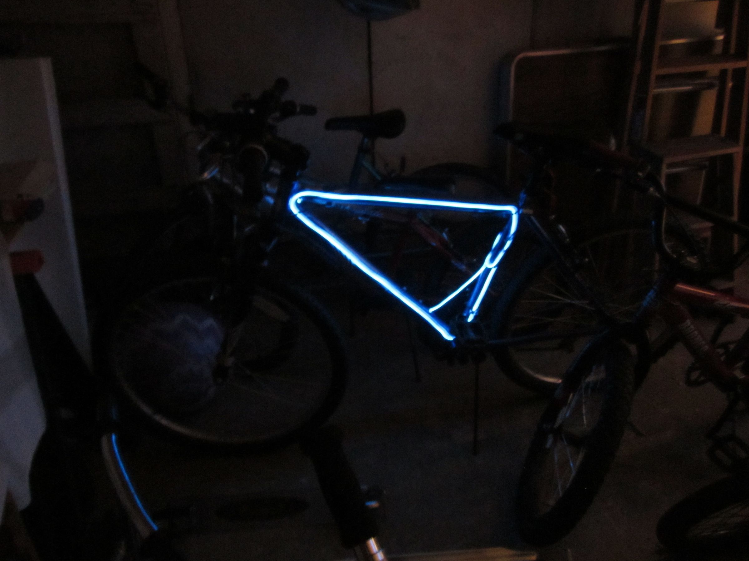 Blinking El Wire Bike Lights
