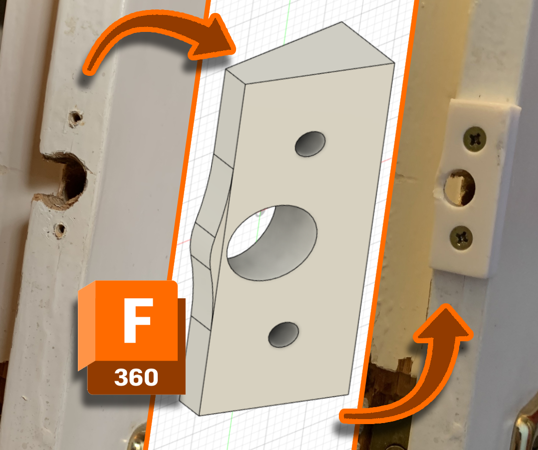 Repairing Various Things Around the House Using Fusion 360 and 3D-printing