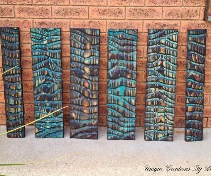 How to create an abalone effect on wood