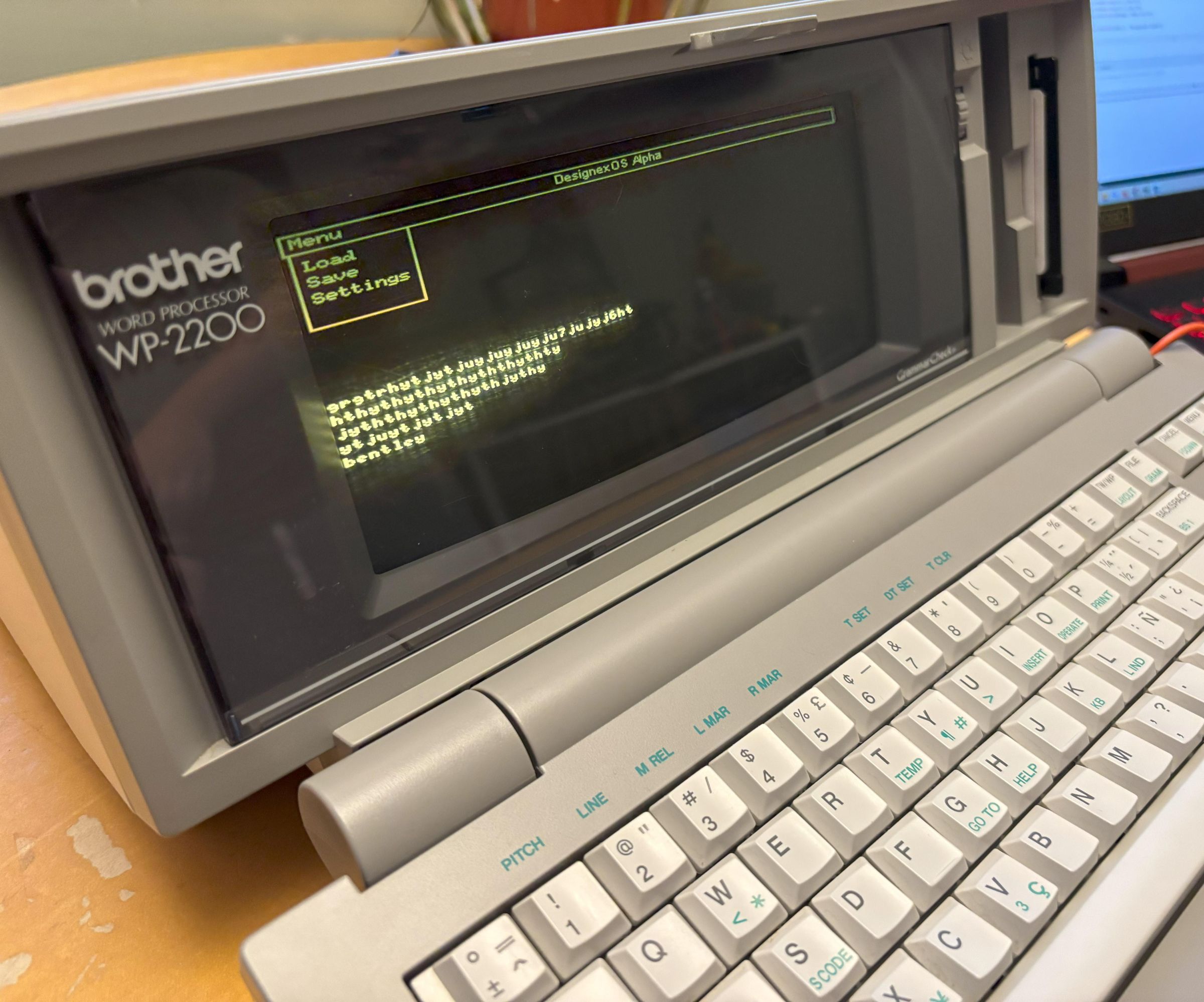 Hacking a Brother CRT Word Processor With an ESP32