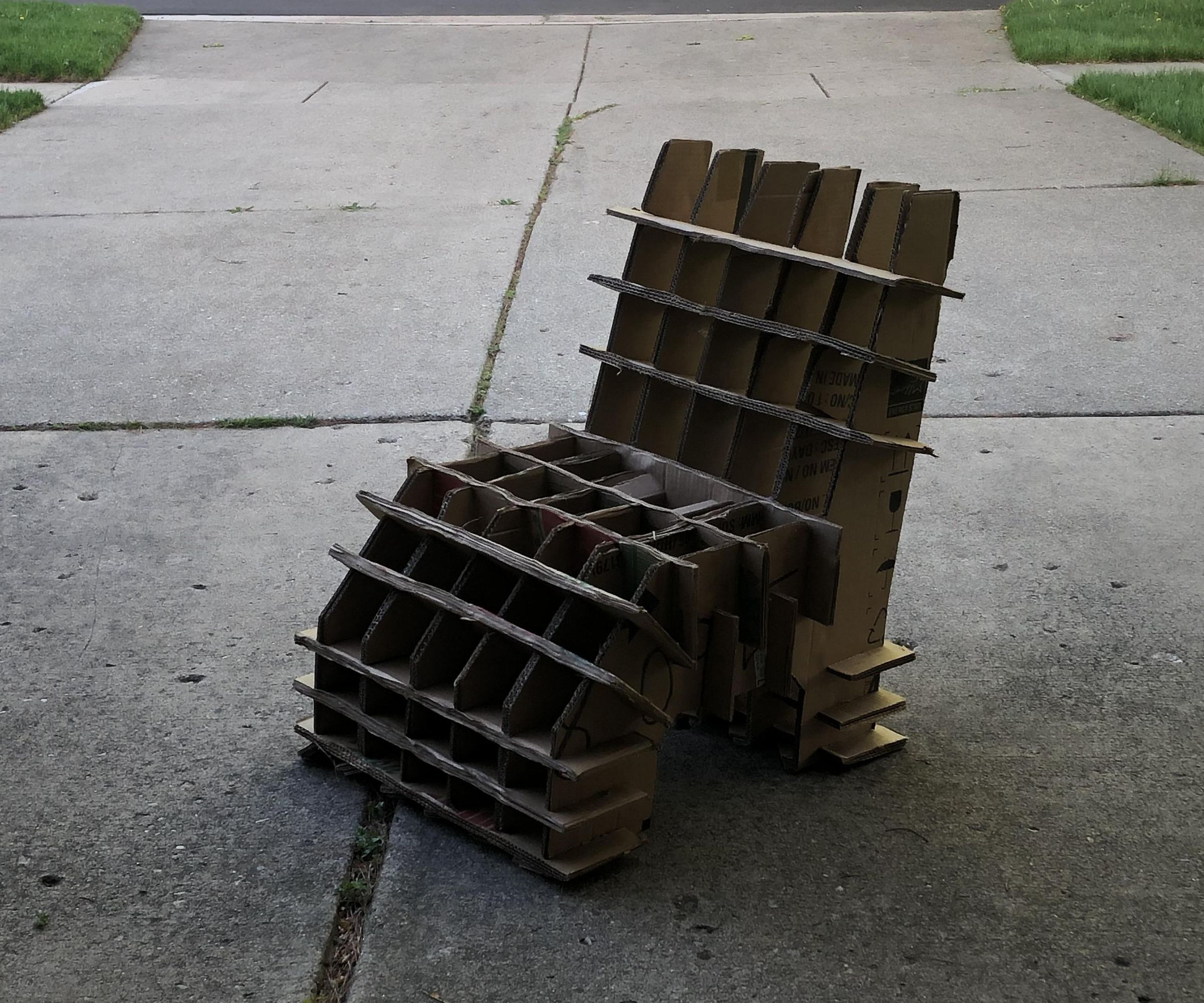 Waffle Cardboard Chair