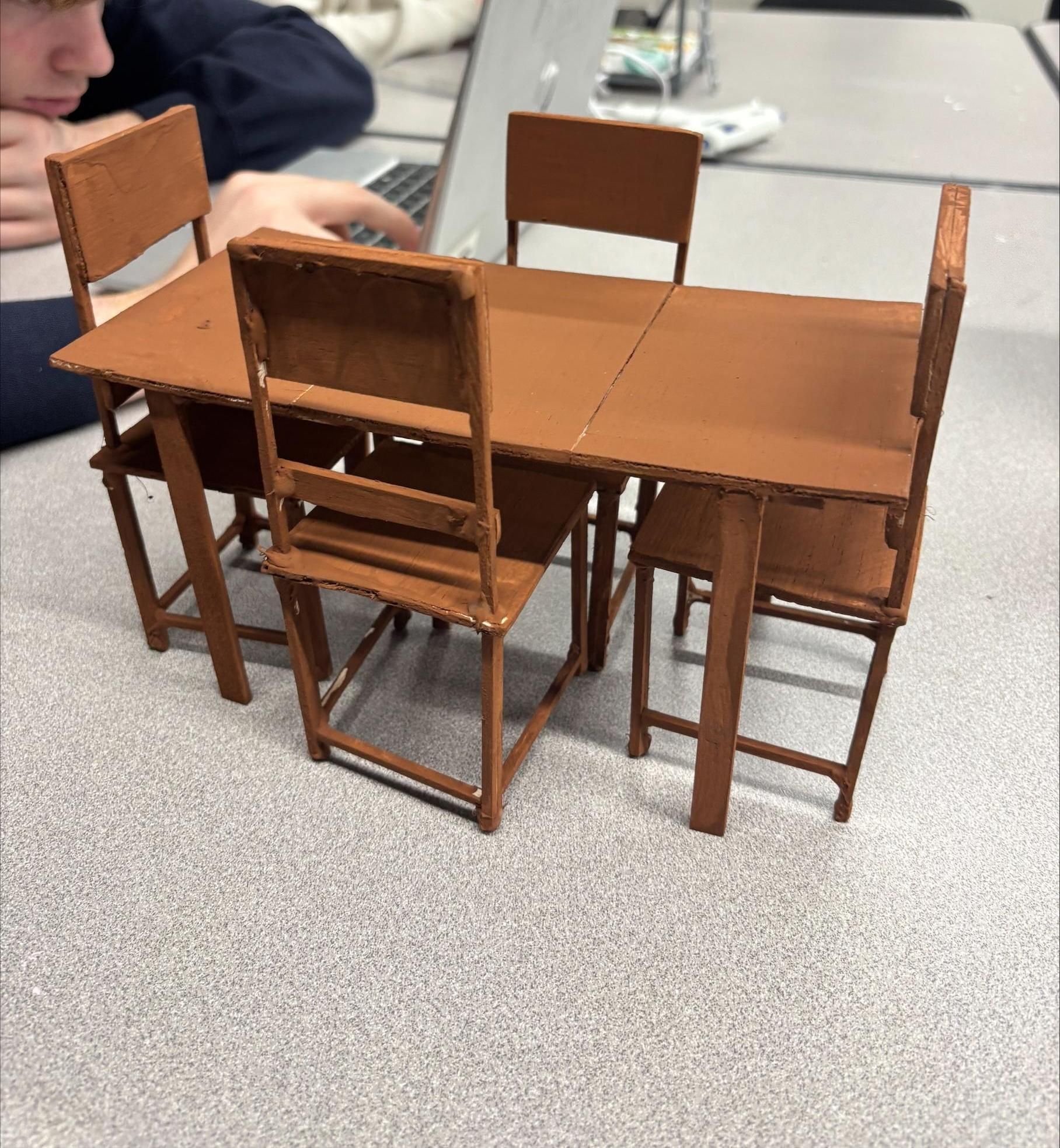 Small Set of a Table and Chairs.