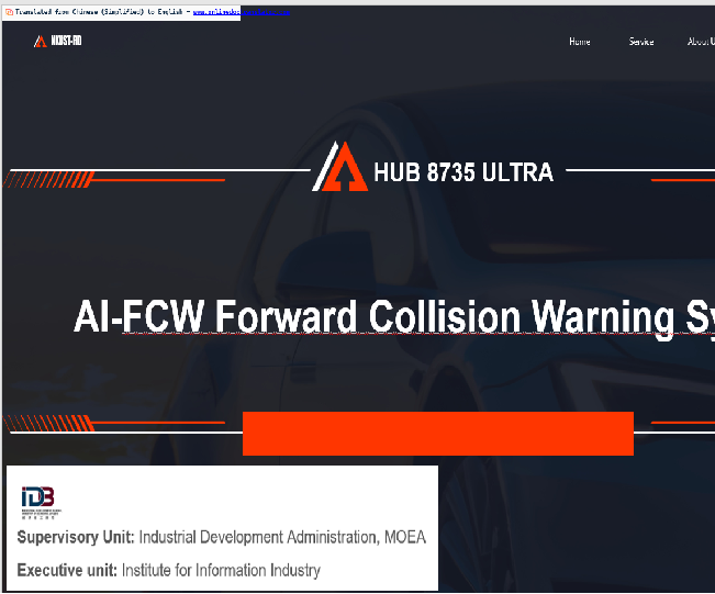 AI-FCW Forward Collision Warning System