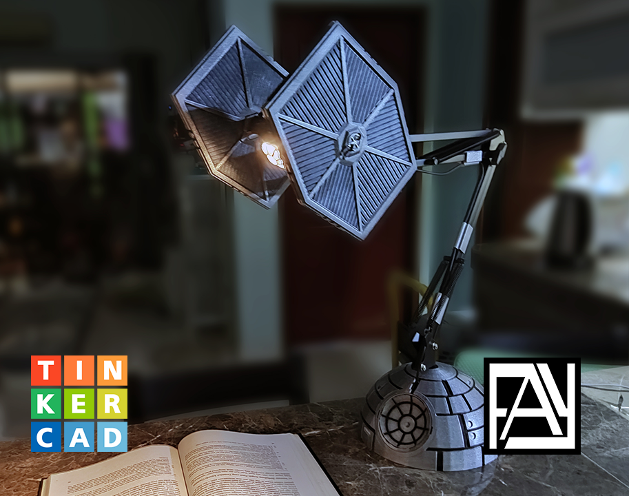 Tie-fighter Desk Lamp