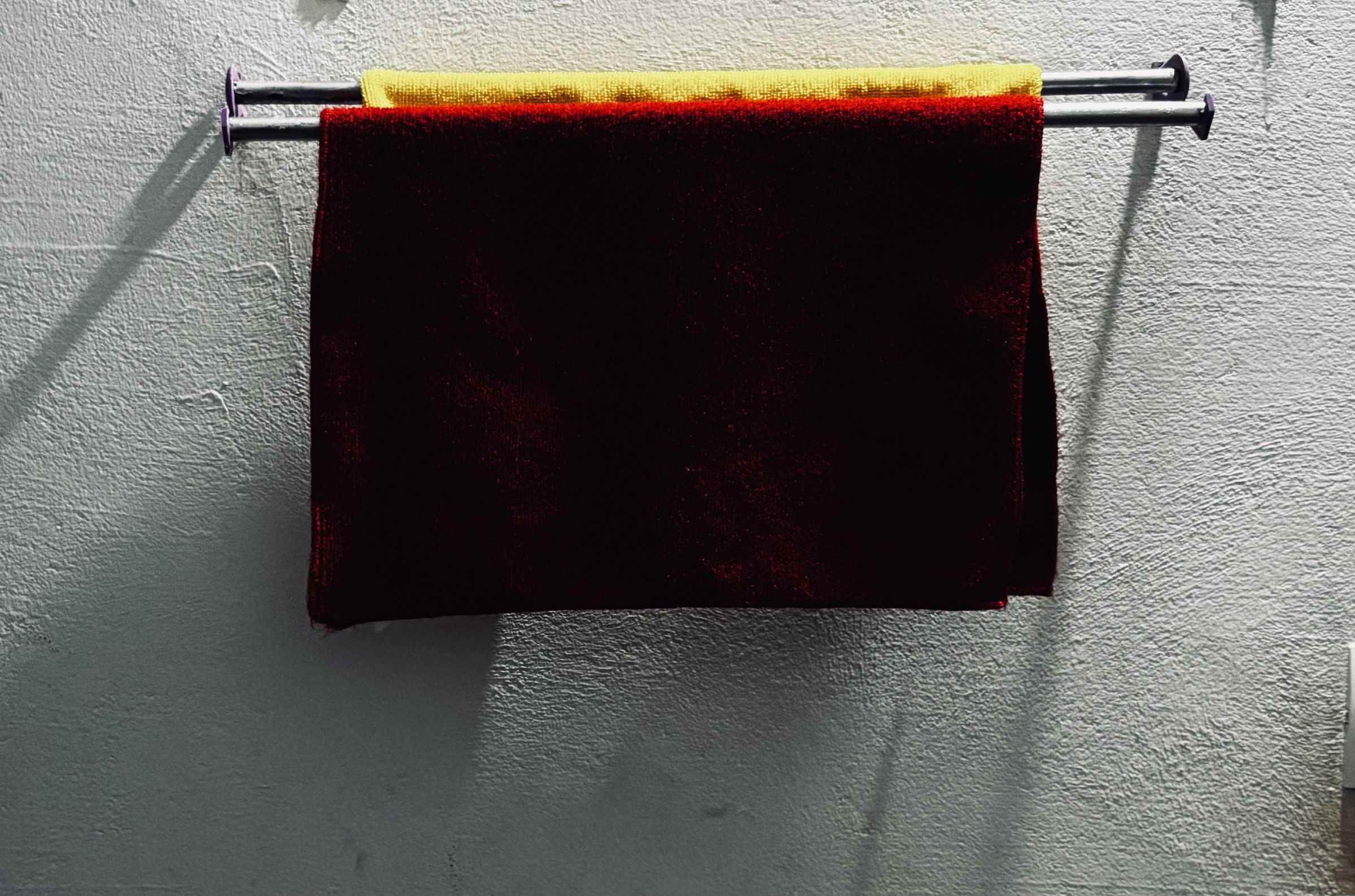 Dual Rod Towel Holder Using 3D Printed Brackets + Metal Pipes