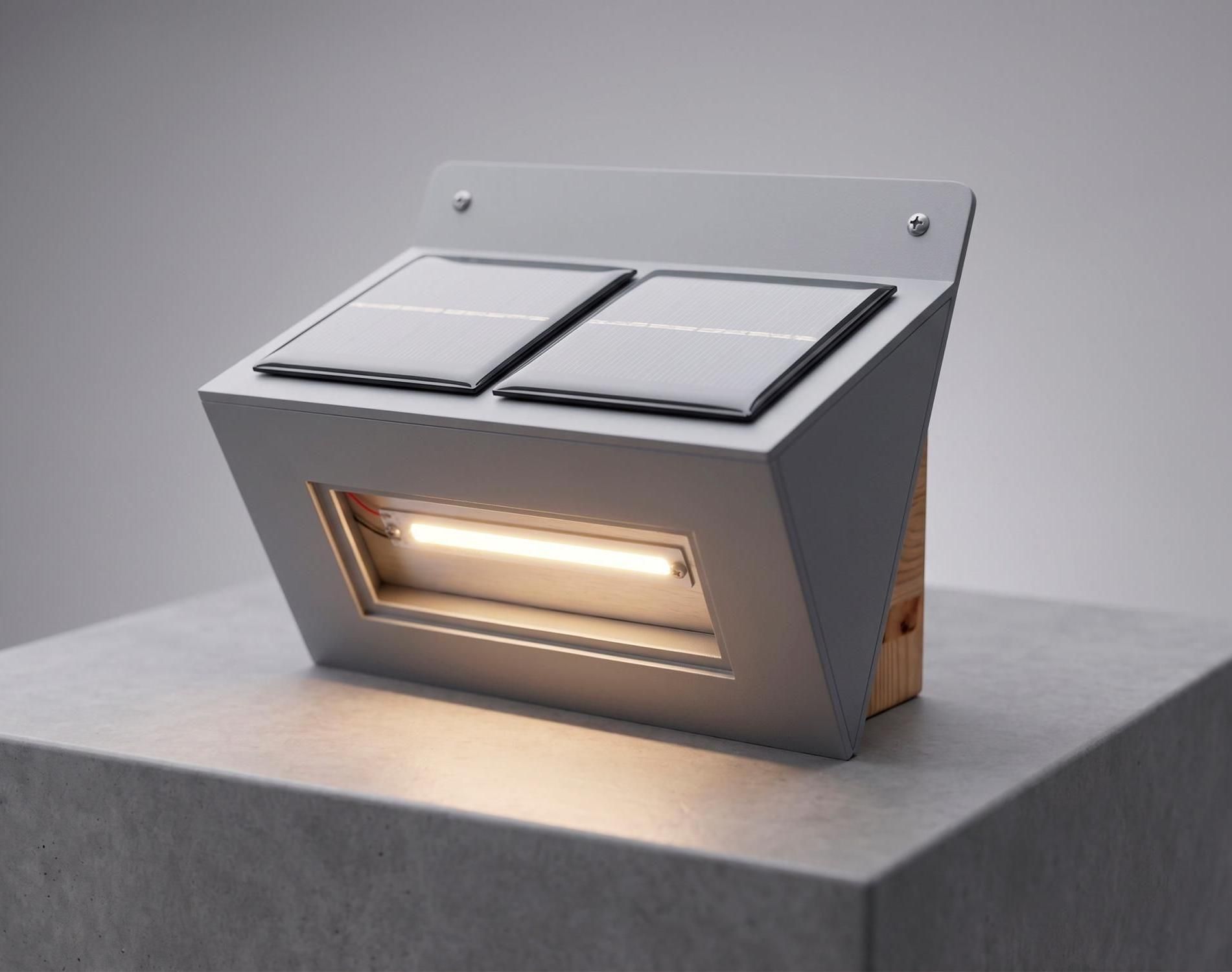 Modular Backyard Solar Wedge Light