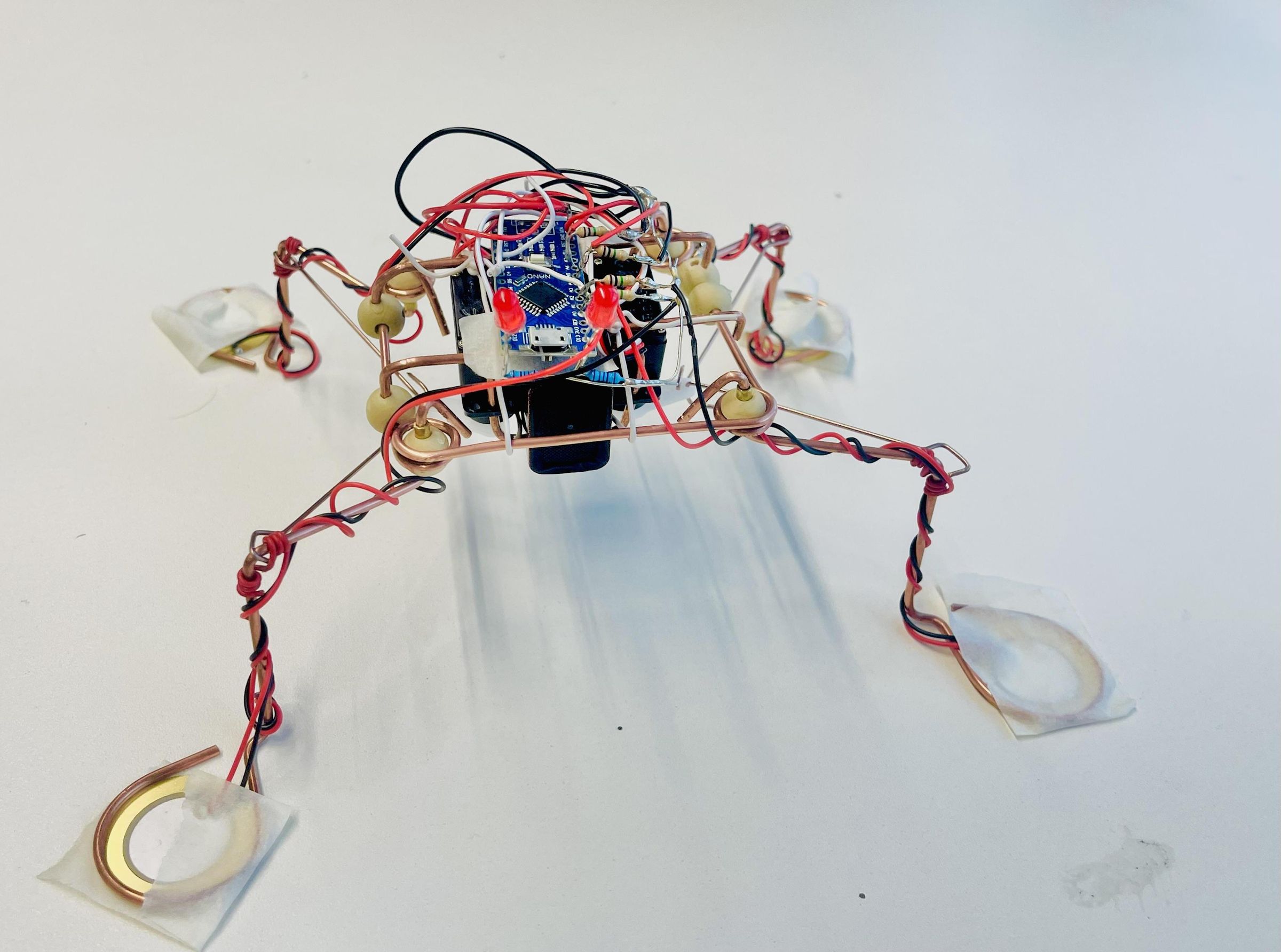 Desk Crit(ter) - a Desktop Robot That Responds to Knocking