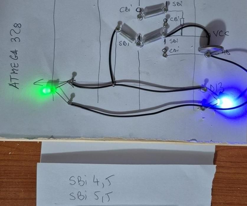 Demystifying ATmega328P I/O Registers: a Simplified Mechanical Switch Architecture for Arduino Input/Output Pins Featuring Digital Pin 13 Logic