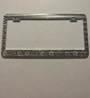 CNC Milled License Plate Frame