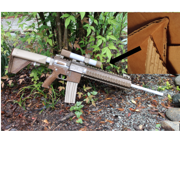 How to Turn Old Cardboard Into the Coolest Replica Rifle Ever