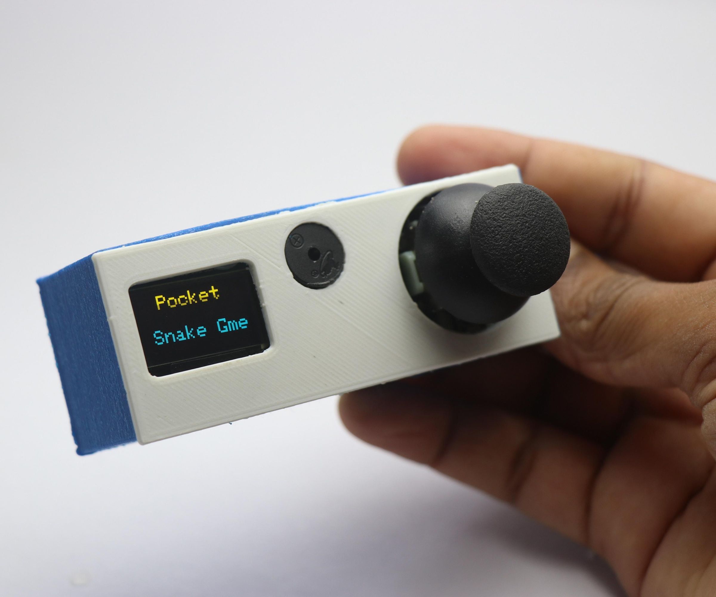 3D Printed Mini Snake Game Console | DIY Project