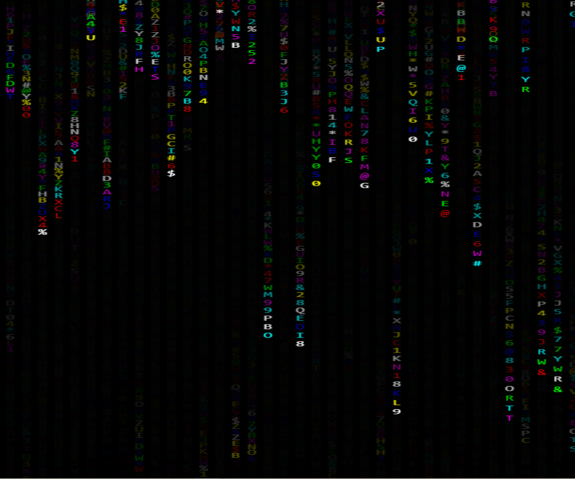 Wave-Pattern Matrix Rain Animation With HTML, CSS, and JavaScript
