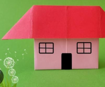 Paper House Card