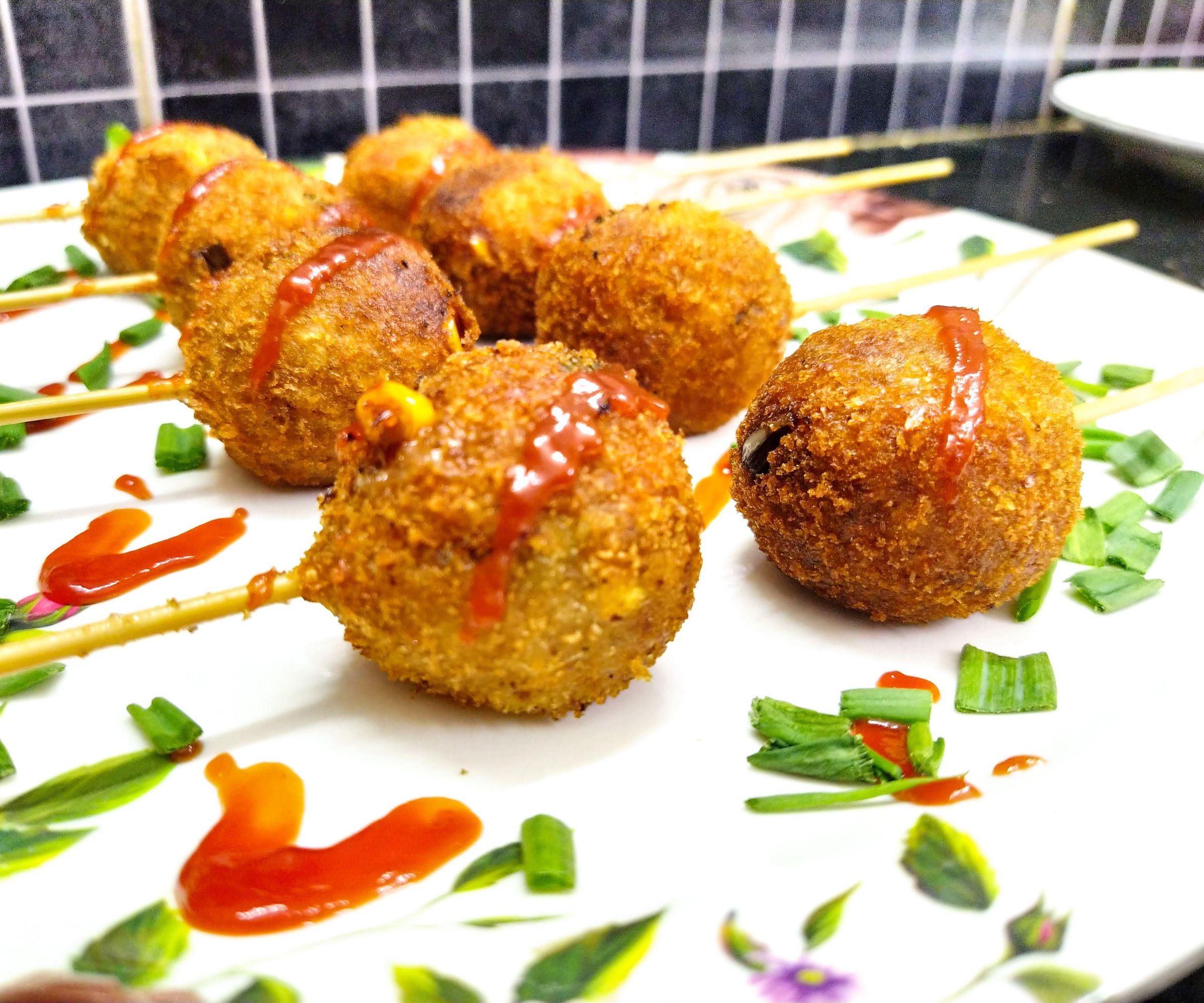 Potato Lollipops