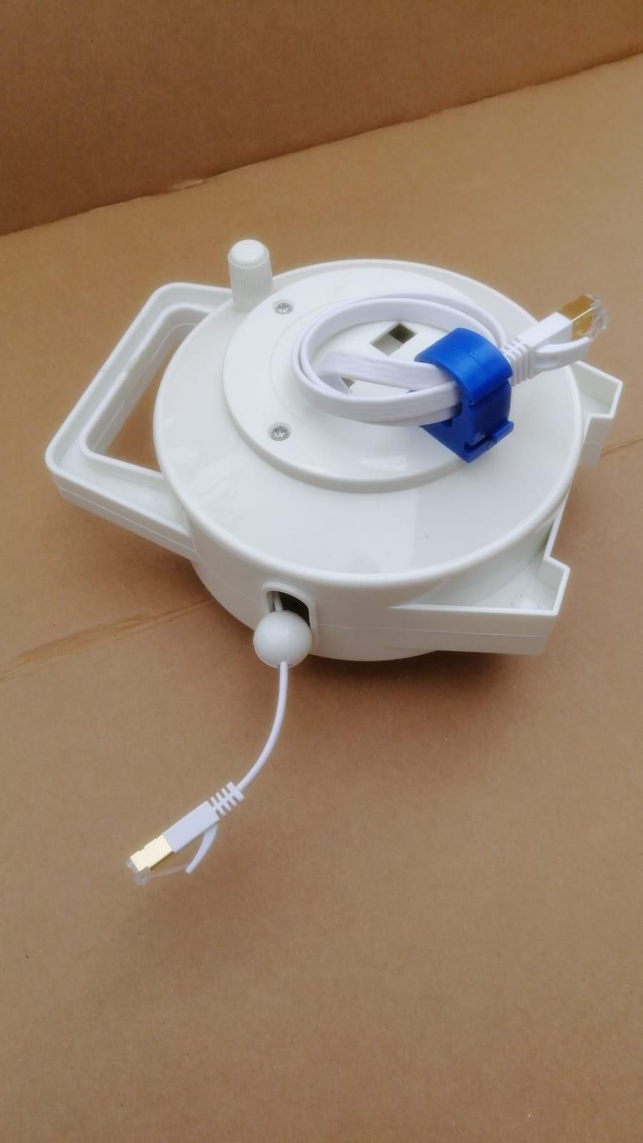 Retractable Ethernet Cable Reel