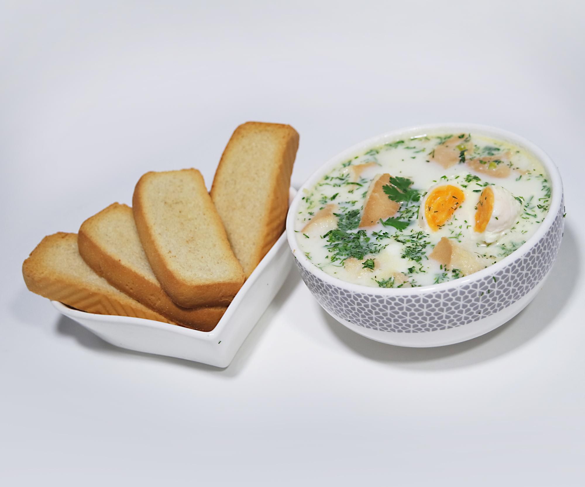 Changua (milk and Egg Soup)