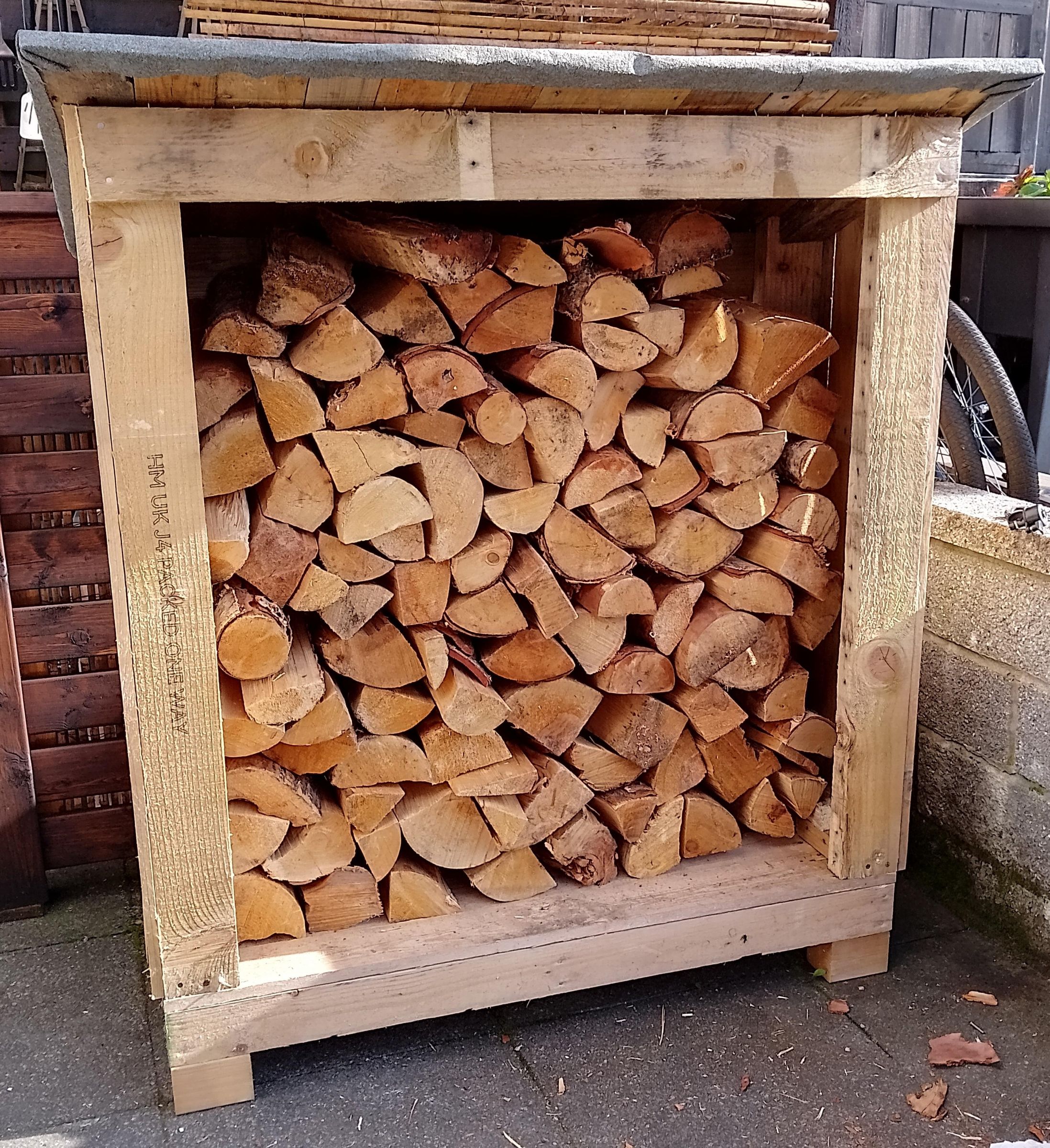 Firewood Store (Constructed With Recycled Materials)