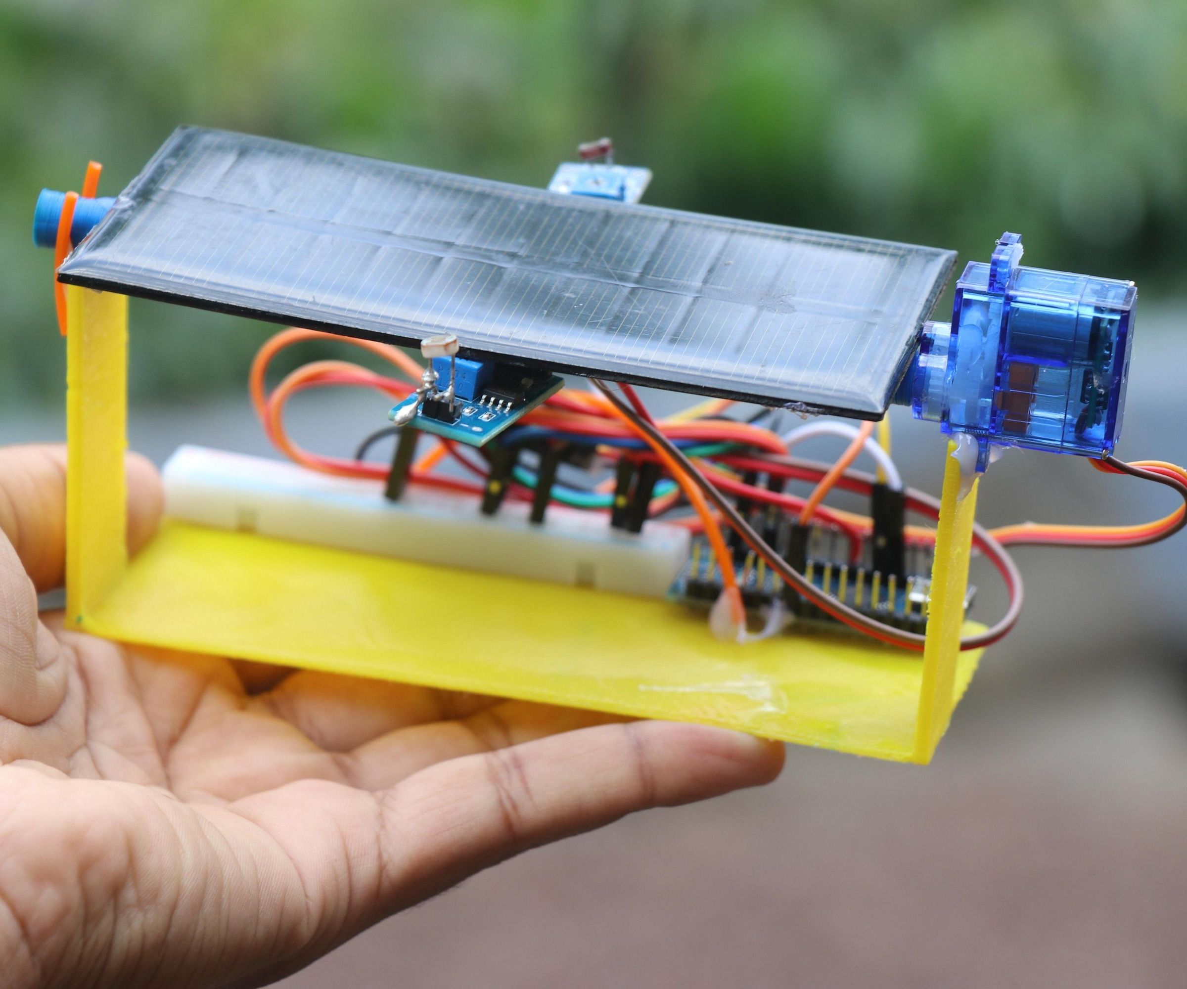 Automatic Solar Tracker Using 3D Printed Parts and Arduino