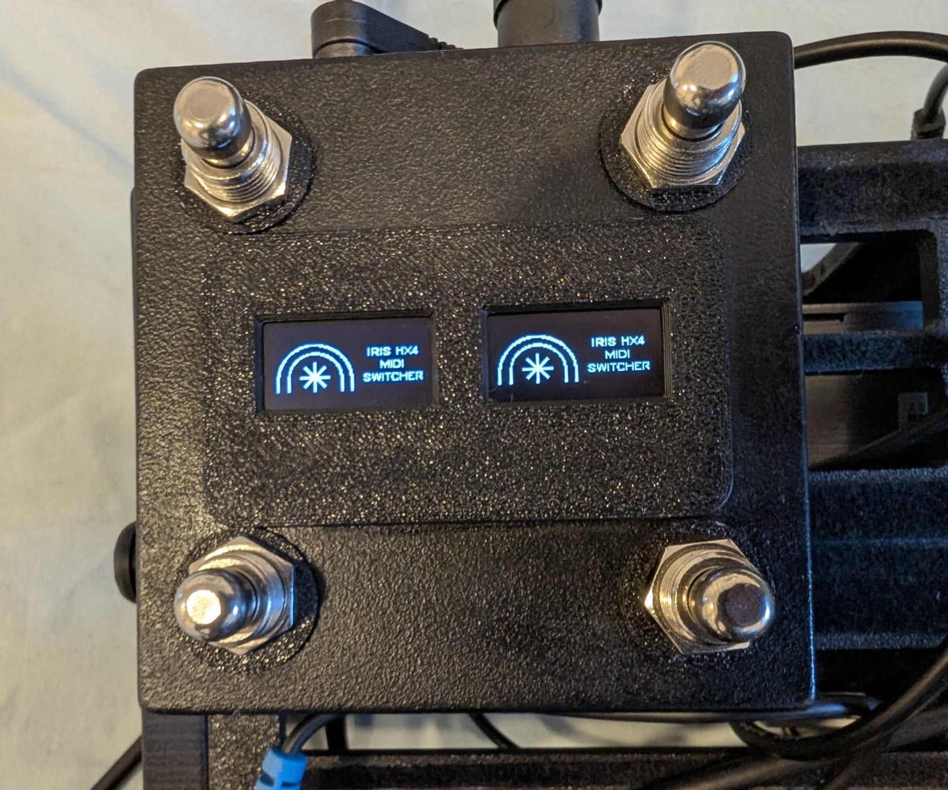 IRIS HX4: A 4x MIDI Controller/Switcher for the HX Stomp