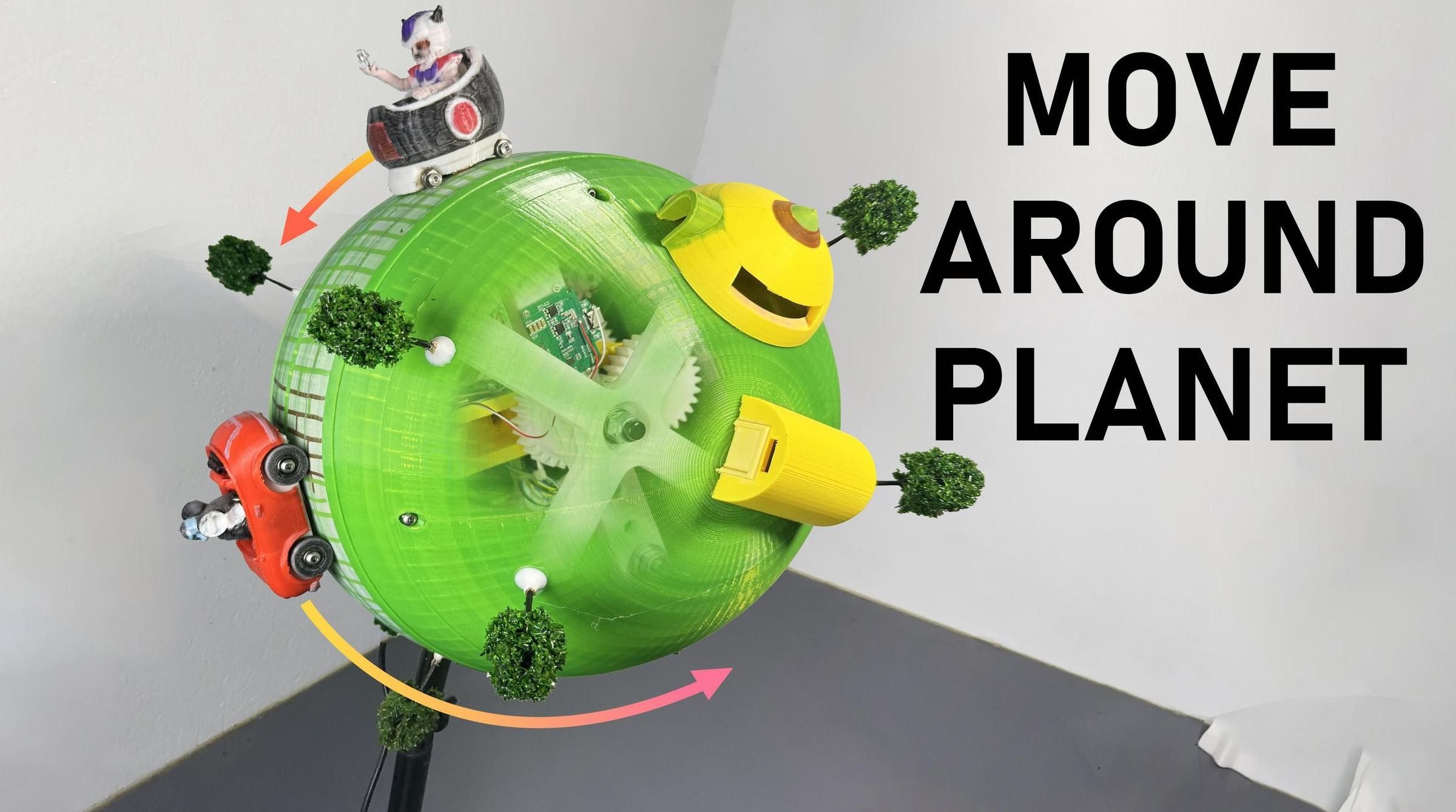 I Made a King Kai Model Driving Around His Planet... Until Frieza Appeared