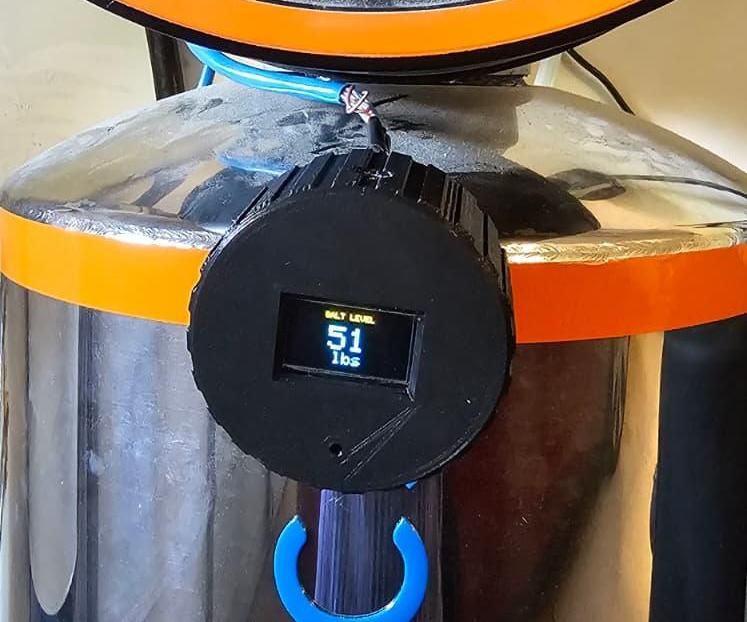 Water Softener Salt Meter Using a Bathroom Scale