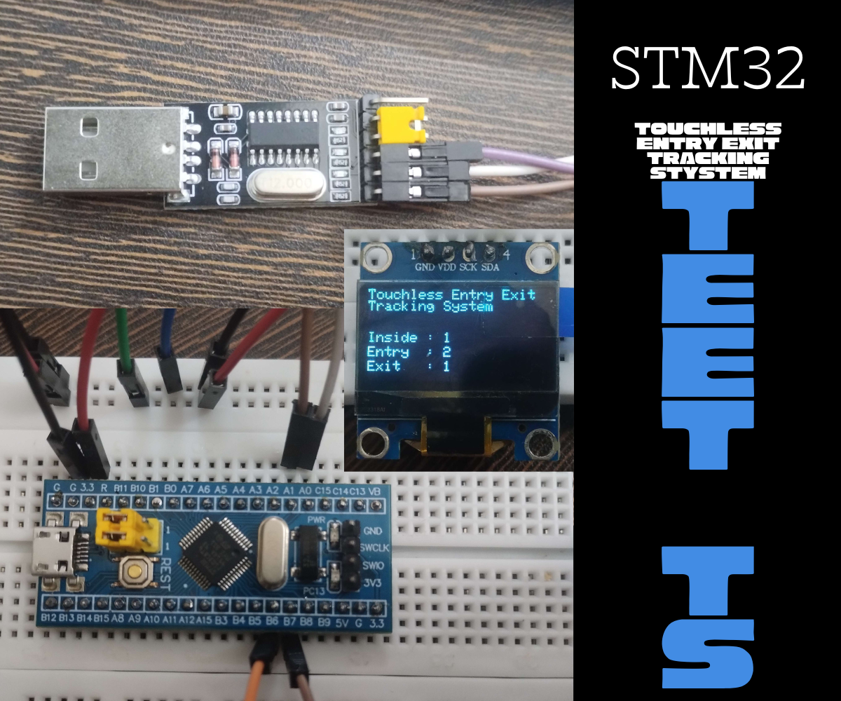 TOUCH LESS ENTRY EXIT TRACKING SYSTEM USING STM32