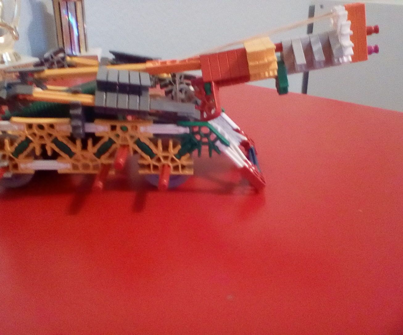Motorized K'nex tank