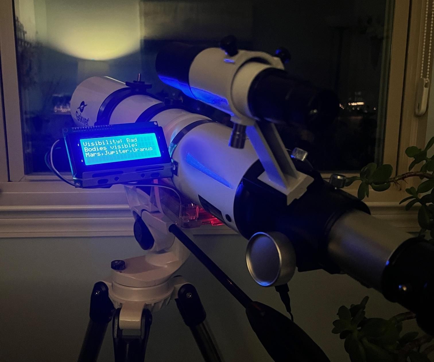 Astronomy Data Telescope Screen