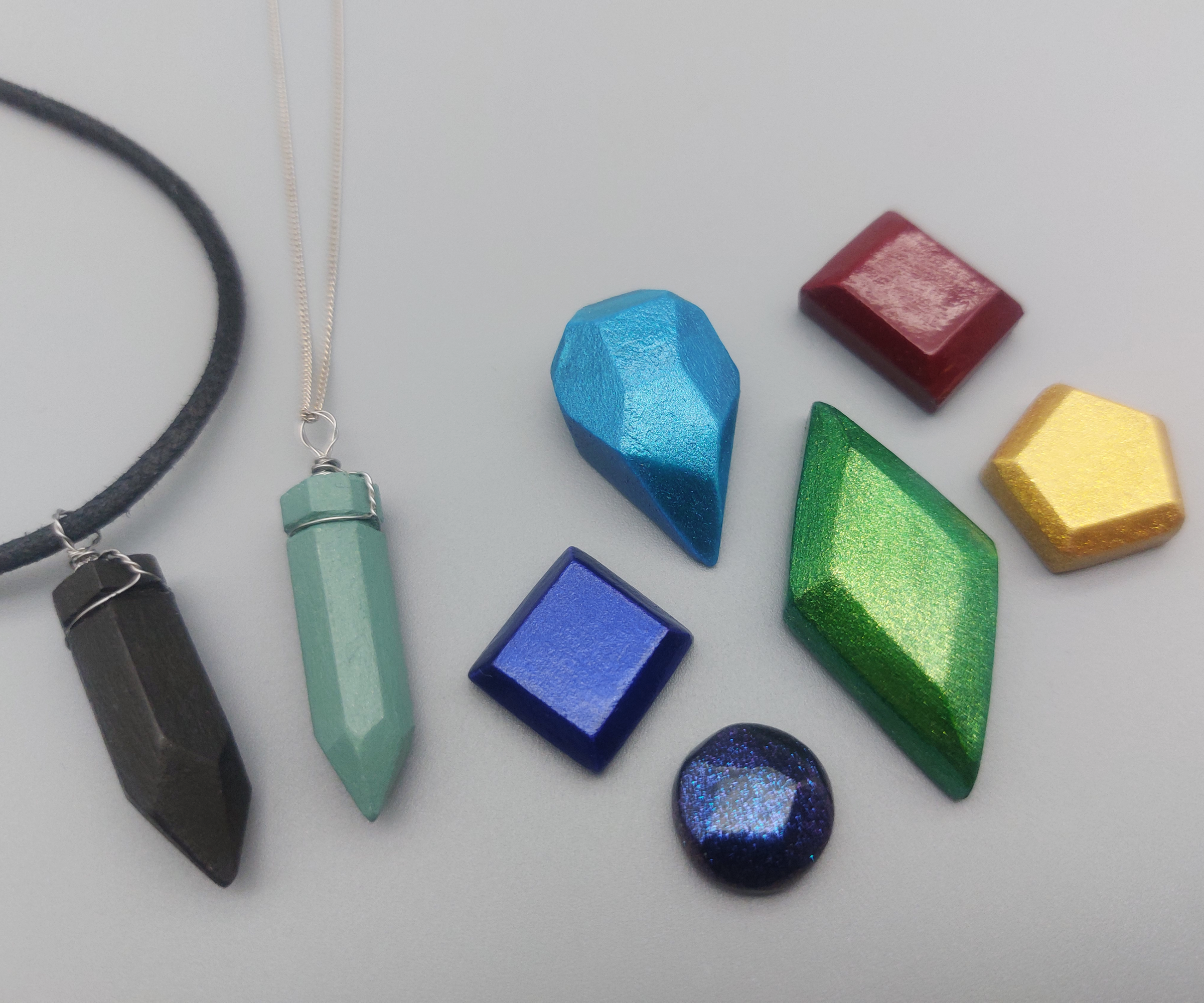 Air Dry Clay Gems and Crystals