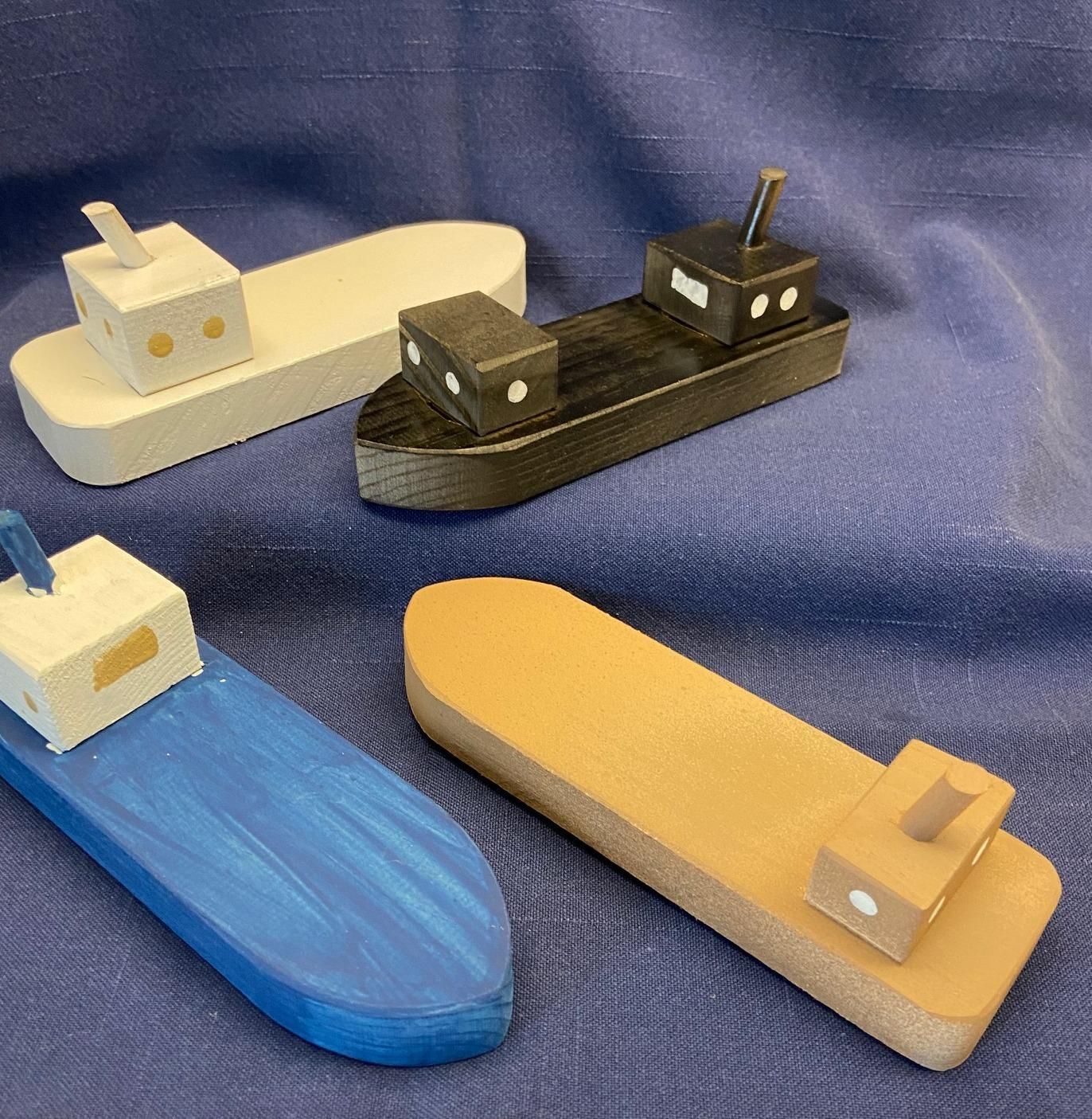 A Wooden Fleet for Small Children