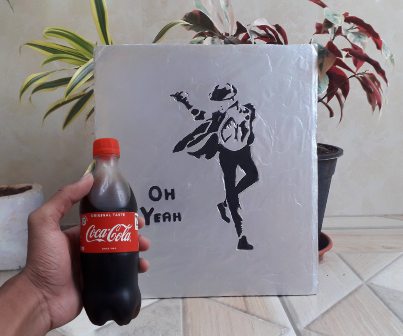 Using Coke to paint on Aluminium!