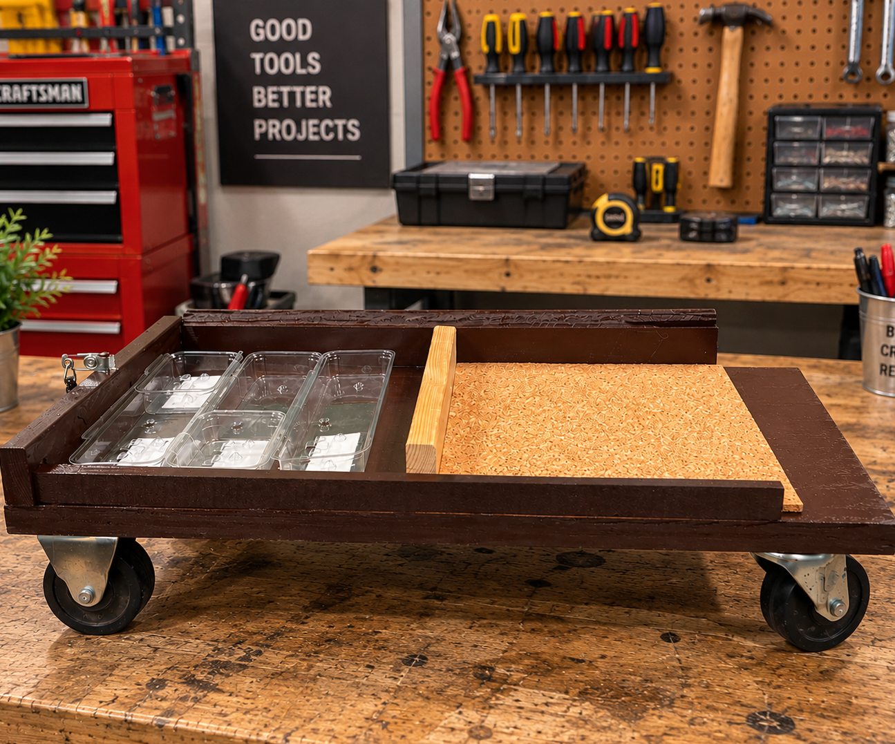 How to Make a Rolling Tool Organizer