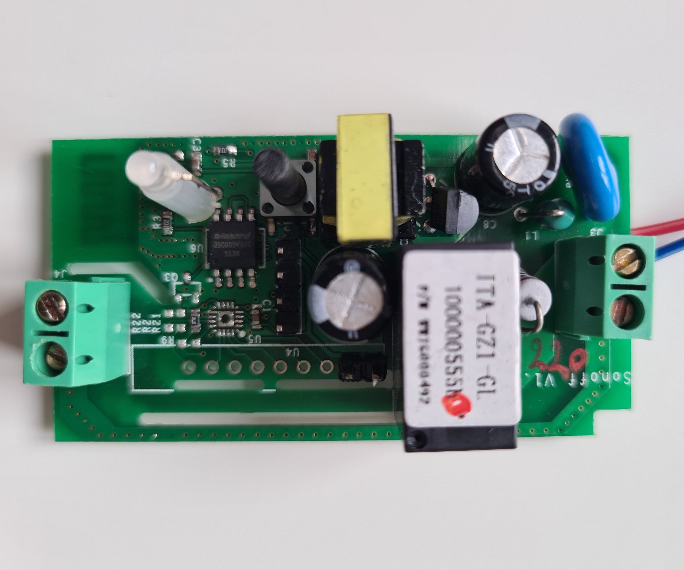 Sonoff Basic Wifi Extender - MQTT Dry Contact Relay - 5v DC Low Voltage