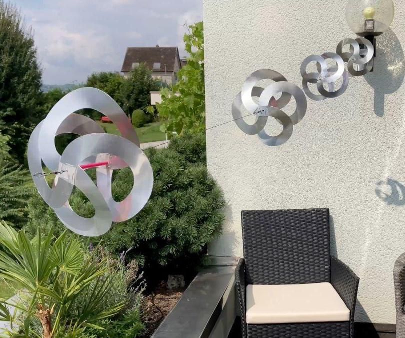 Soda Can Helix Wind Spinner