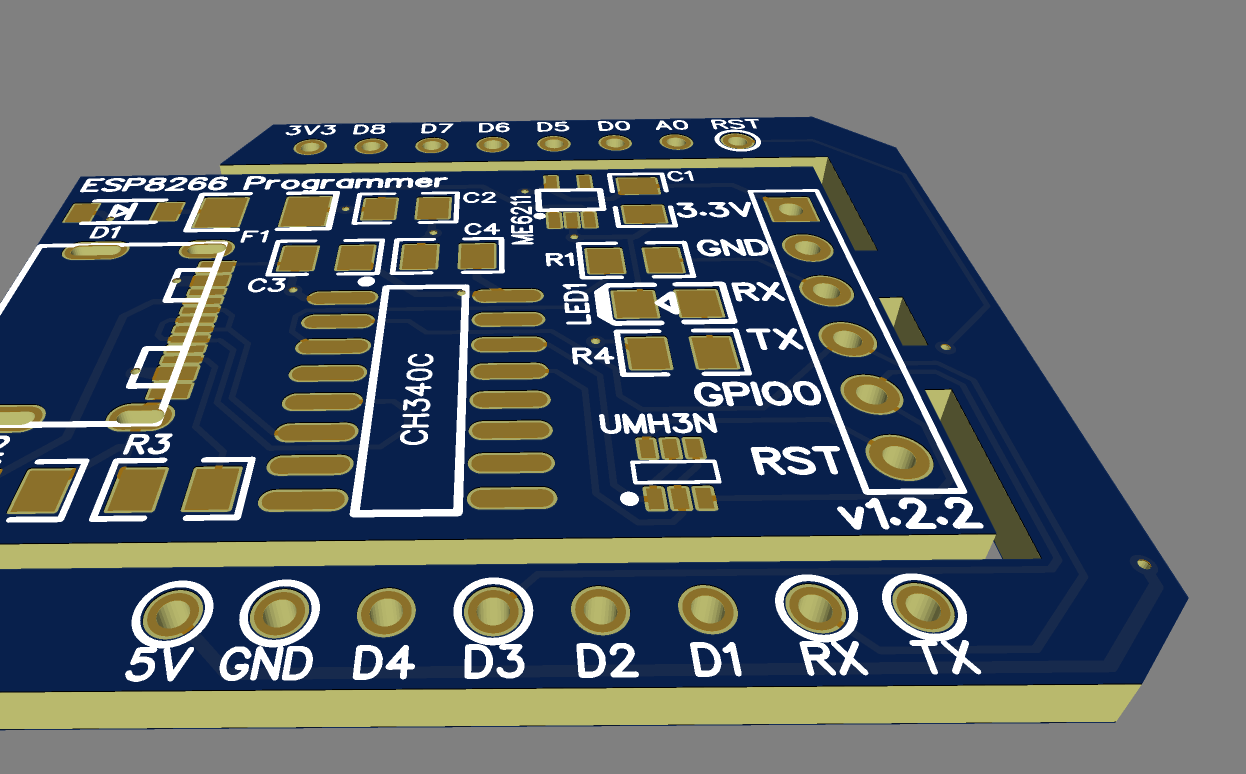 ESP8266 Programmer Board (USB-C Based)