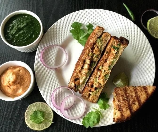 PANEER TIKKA SANDWICHES