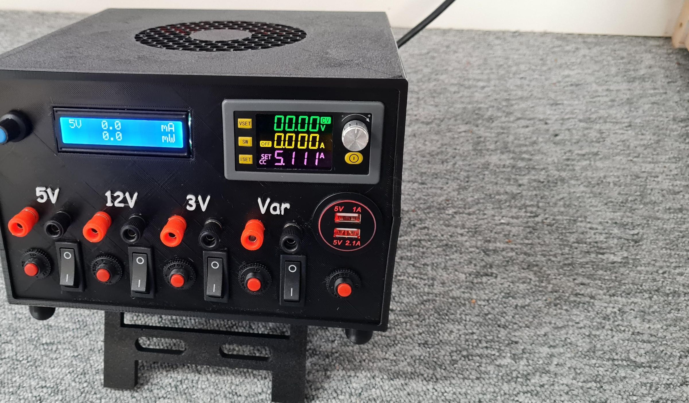 ATX Bench Power Supply With INA226 Sensors and Arduino Controller