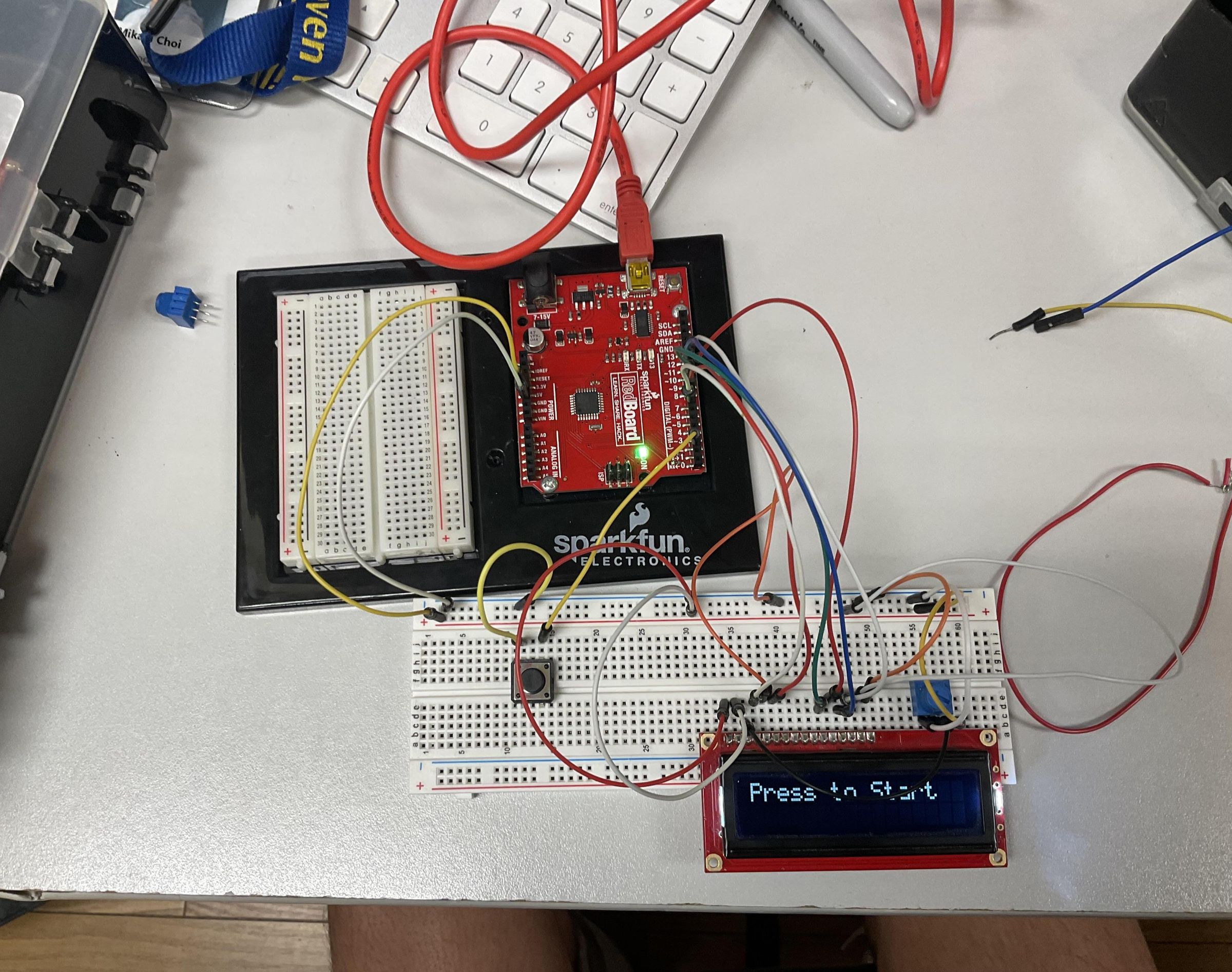 Simple Arduino Stopwatch