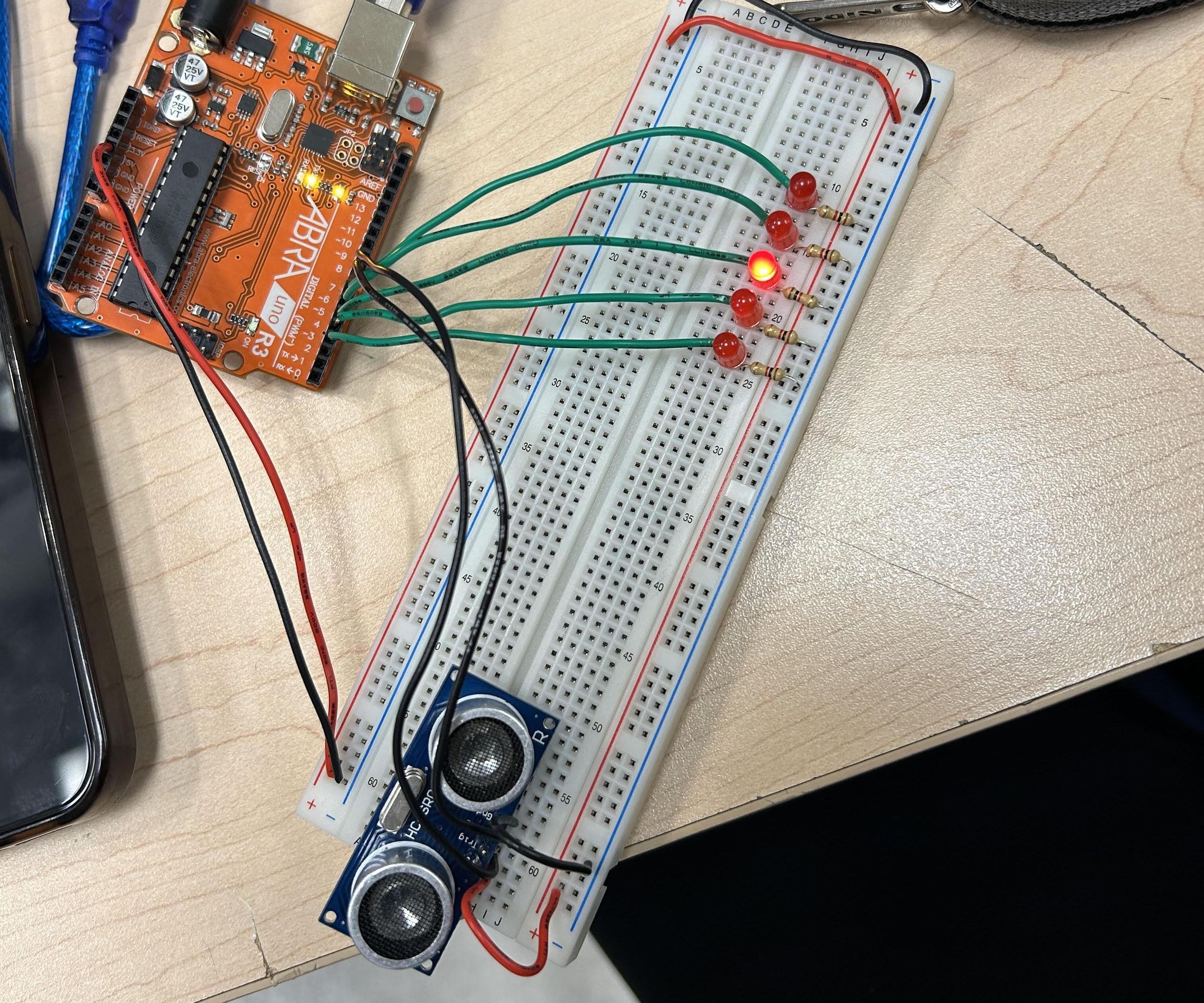 Tinkering Lights + Distance Sensor